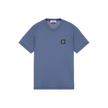 STONE ISLAND 60/2 Cotton Jersey Garment Dyed T Shirt