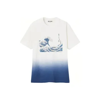 UNIQLO Ukiyo e Series T Shirt Unisex Ivory