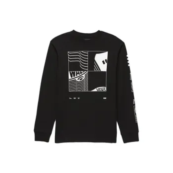 Vans Transfixed Long Sleeve T-Shirts Unisex Black