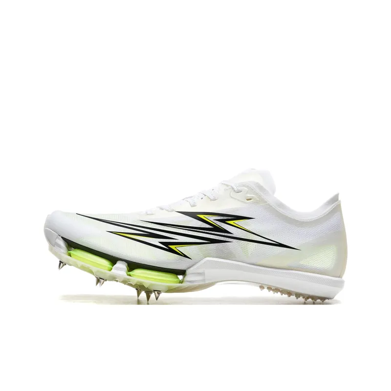 Dynamic Power Cushioning, Slip Resistant, And Abrasion Resistant Low Top Running Shoes Unisex White Green-0