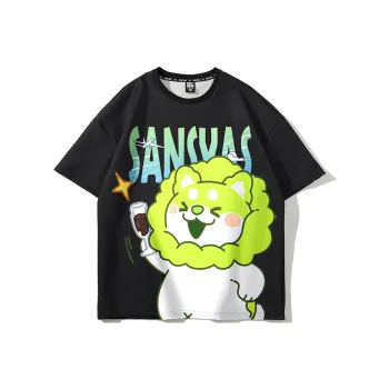 SANSYAS Vegetable Genie Co branded Model T Shirts Unisex Black