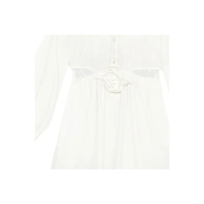 Blumarine Long Sleeved Dresses Women's White-5