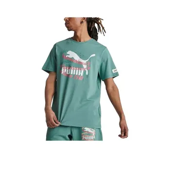 PUMA Adriatic T-Shirts Men Turquoise