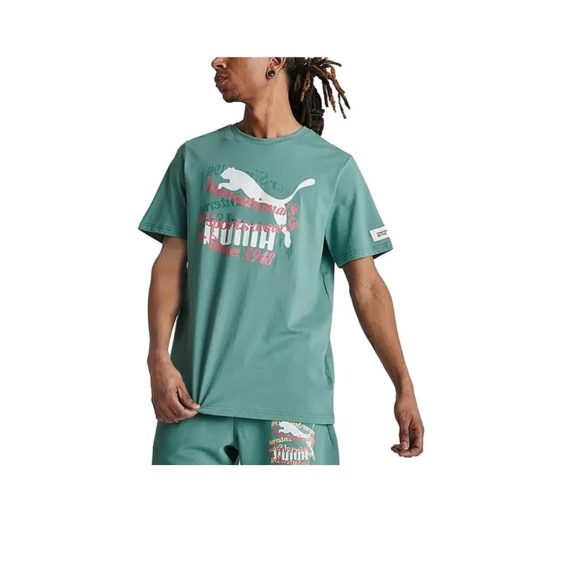 PUMA Adriatic T-Shirts Men Turquoise-0