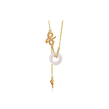 RIXIANGWAN Chalcedony Necklaces Unisex