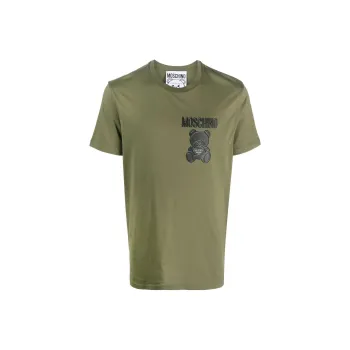 MOSCHINO T Shirts Men Green