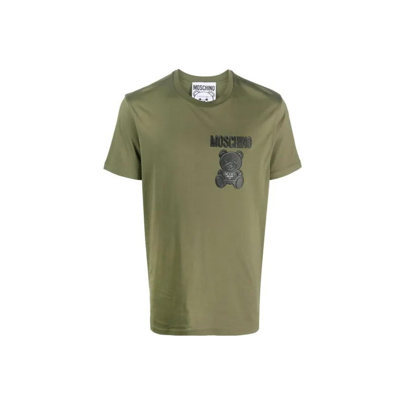 MOSCHINO T Shirts Men Green-0