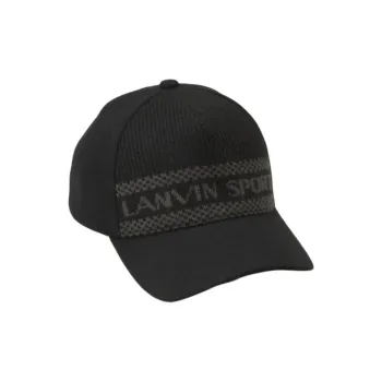 Lanvin Wool, Acrylic, Nylon, Polyester, Acrylic Baseball Caps Men's Black