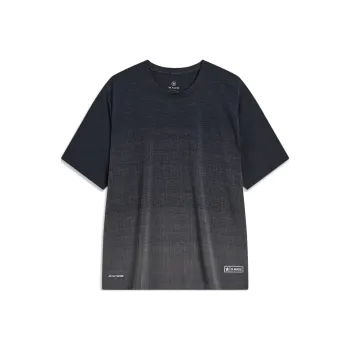LiNing T-Shirt Men's Black Smoke Gray