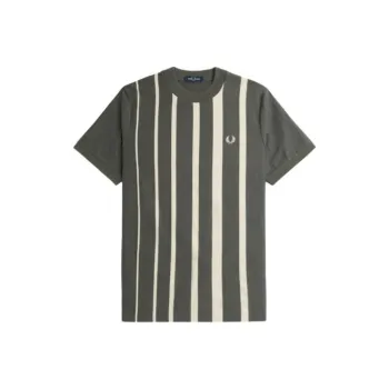 FRED PERRY Gradient Stripe T-Shirt T-Shirt Men's Gray