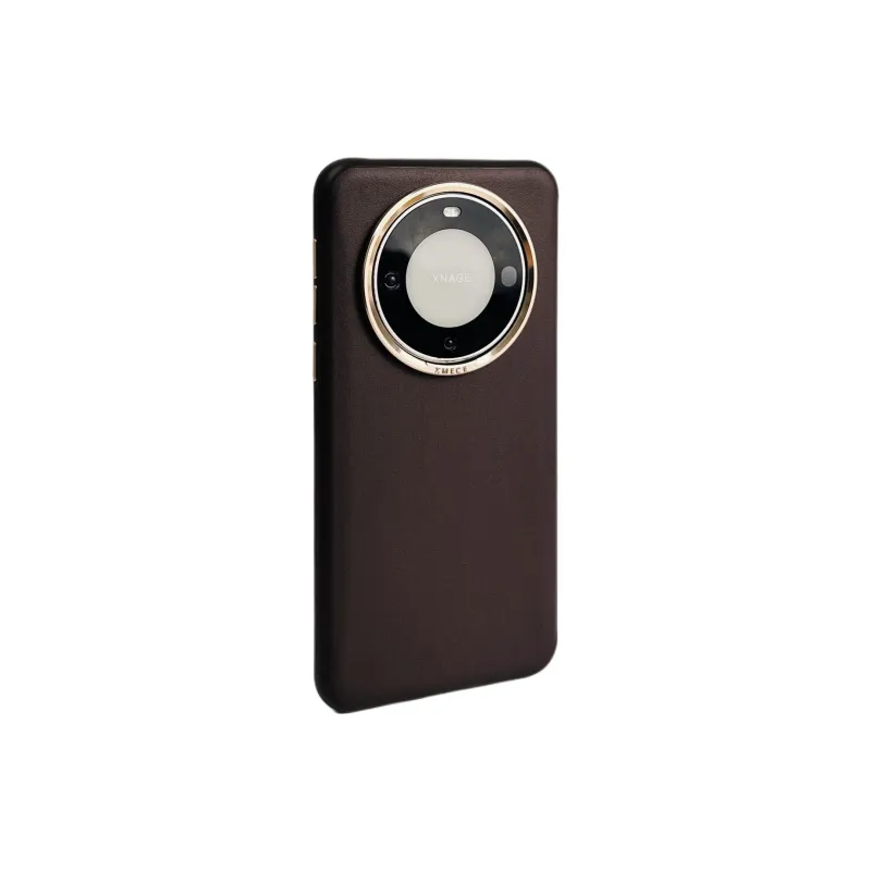 Wei Xin Leather Material Liquid Metal Lens Ring M Phone Cases Compatible With Huawei Mate 70/60 Pro/Pura 70/70 Pro+-9