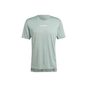 Adidas Terrex Multi Tee T Shirt Men's Silver Green