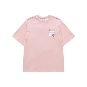 FILA FUSION T Shirt Unisex Youth Pink