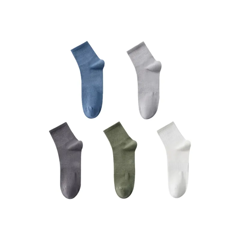 Cotton Gene Mid Calf Socks Men's Combo Set-11