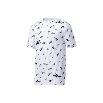 Reebok Te Aop Vector Tee T-Shirt Men's White