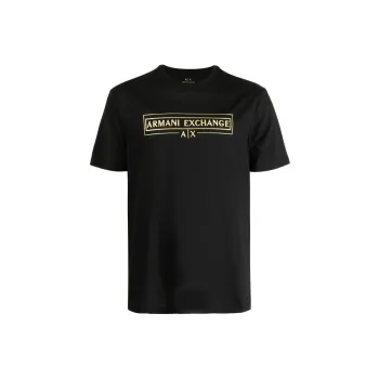 ARMANI EXCHANGE SS23 T Shirt Men's Black