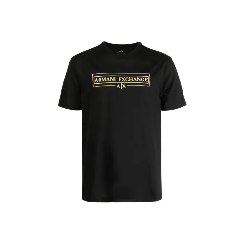 ARMANI EXCHANGE SS23 T Shirt Men's Black