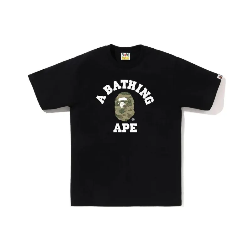 Bape Splinter Camo College Tee-0