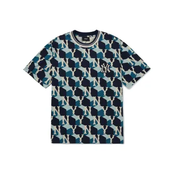 MLB SS22 T Shirt Korean Style Unisex Marine Blue