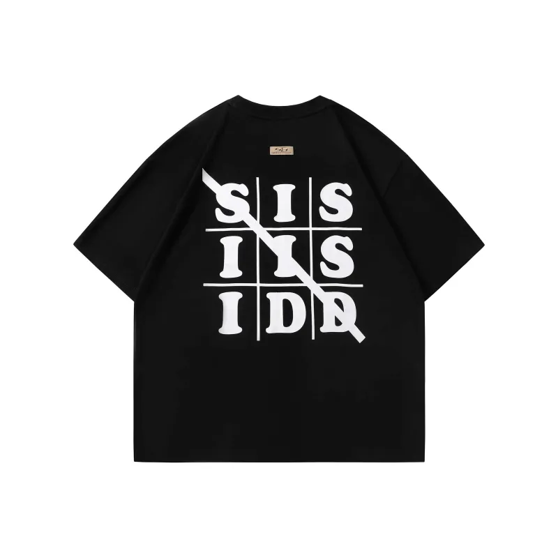 SIDEEFFECT Short Sleeved T Shirts Summer Unisex-0