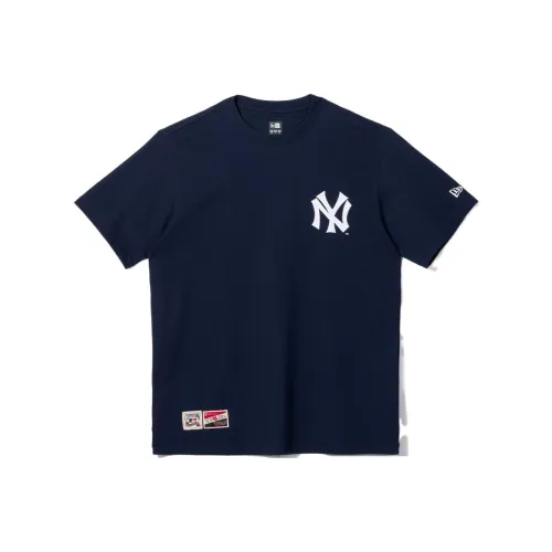 New Era New Era X MLB Co brand T Shirts Men Navy Blue