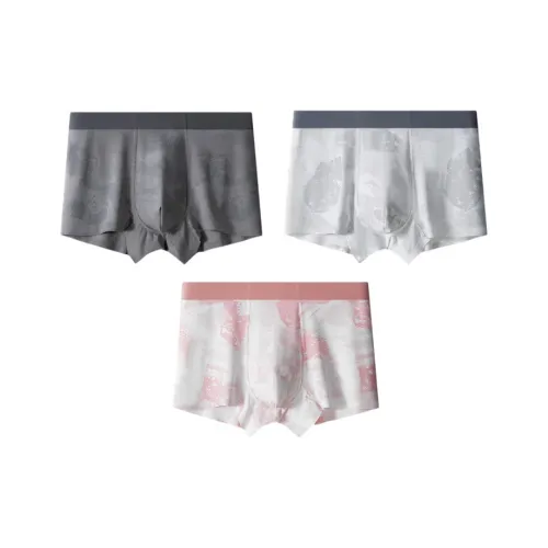 Qiao Ni Tong Underpants Men's 3 Pack