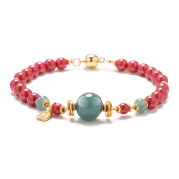Phoenix Nirvana Reconstructed Cinnabar Bracelets Women's