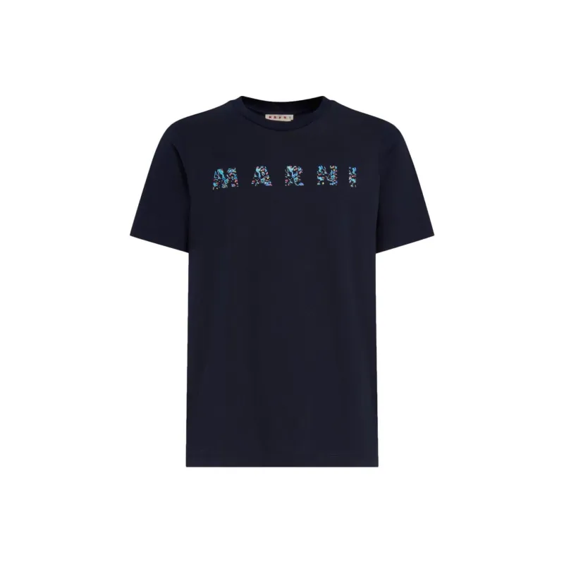 MARNI Floral Logo T Shirt-0