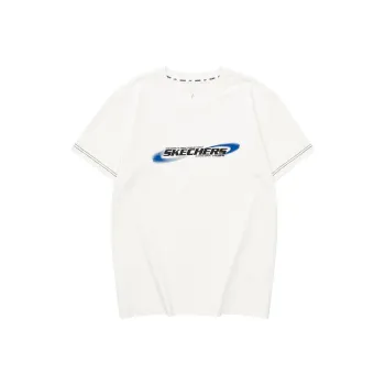 Skechers SS24 T Shirt Men's Marshmallow White