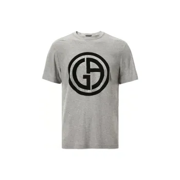 GIORGIO ARMANI T Shirts Men Gray