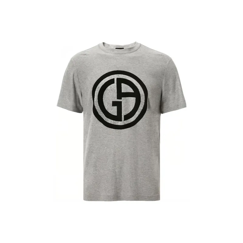 GIORGIO ARMANI T Shirts Men Gray-0