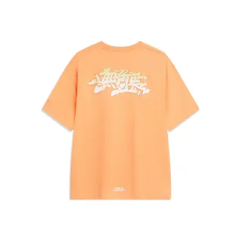 LINING Skateboard T Shirts Unisex Sweet Pie Orange