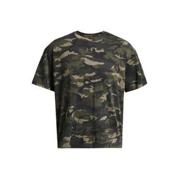 Under Armour Drop Shoulder Sleeve T Shirt Men's Guardian Green