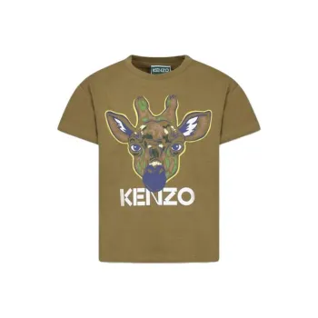 KENZO T-Shirts Men Brown