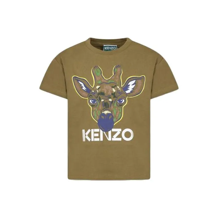 KENZO T-Shirts Men Brown-0