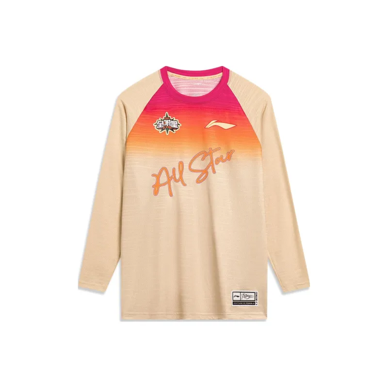 LiNing T Shirt Men's Milk Tea Yellow-0