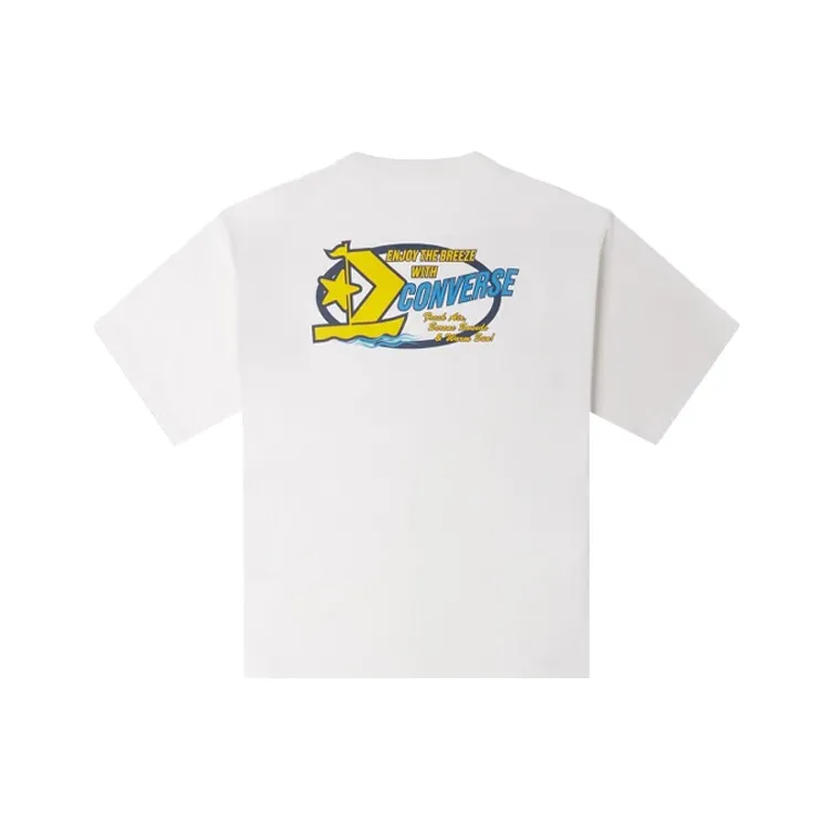 Converse SKATE VIBE T Shirt Men's White-0