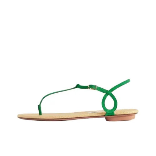 AQUAZZURA Almost Bare Strap Sandals Women's Green