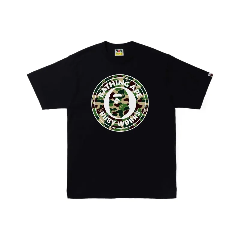 Bape Abc Camo Single Color Busy Works Tee-0