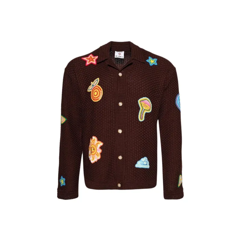 CASABLANCA Motif Crochet Shirt-0
