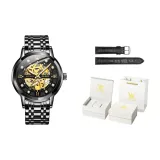 Black Steel Black Dial[Luxury Box Included]