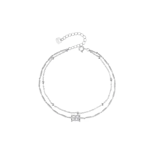 Fu Ru Ji 925 Sterling Silver Anklets Women's