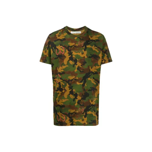 OFF WHITE T Shirts Men Camouflage