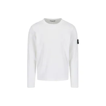 STONE ISLAND Logo Patch Crewneck Jumper