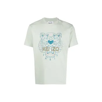 KENZO Classic Tiger Head T Shirt Men's Green
