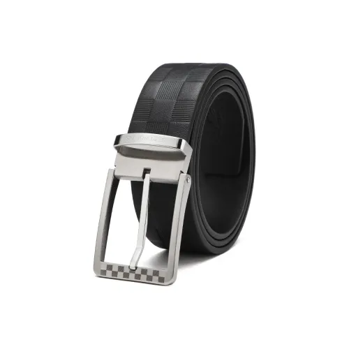 SEPTWOLVES Cow Leather Belts Men's Width 3.7cm
