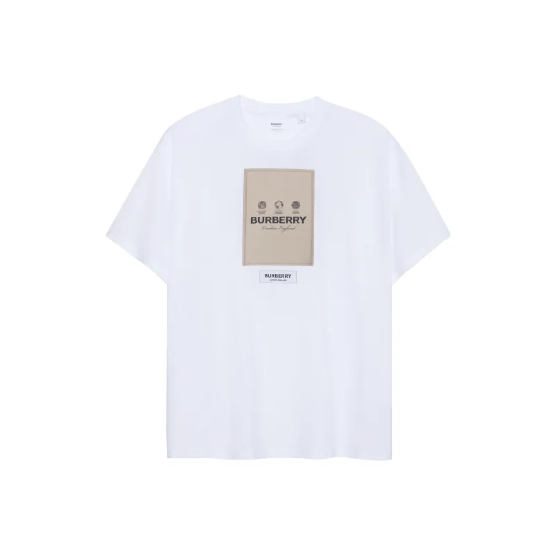 Burberry T Shirts Men White-0