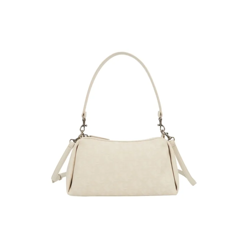 CALVIN KLEIN Fabric Shoulder Bag Medium Size Women's Natural Skin-0