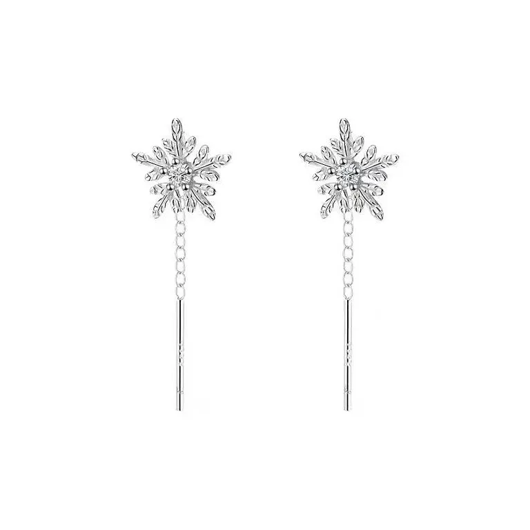 GIFT&CO Sterling Silver Drop Earrings Women's-0