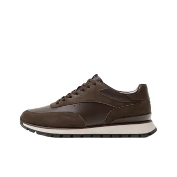 ZARA Low Top Casual Shoes Men's Brown